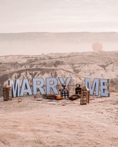 cappadocia marry me concept